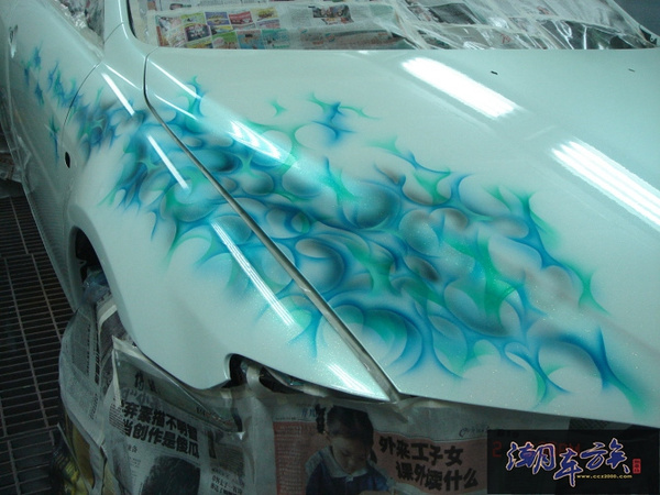 潮車族汽車噴漆 3D藝術(shù)涂裝不炫起來，你就老了！